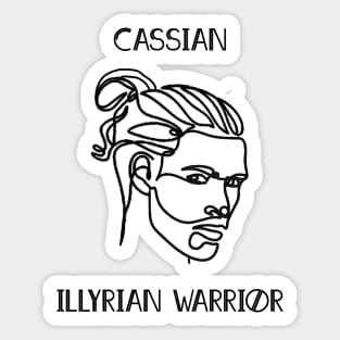 ACOTAR Cassian Illyrian Warrior Sticker